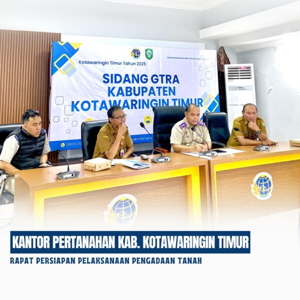 Rapat persiapan pelaksanaan pengadaan tanah