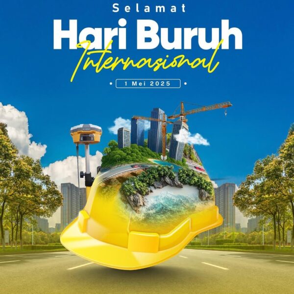 Segenap jajaran Kementerian ATR/BPN mengucapkan Selamat Hari Buruh Internasional 2025.
