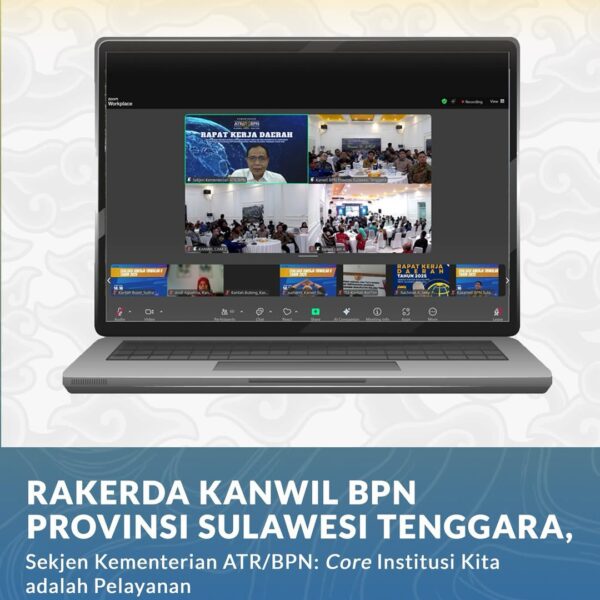 Pudji Prasetijanto Hadi, menyatakan inti dari tugas Kementerian ATR/BPN adalah memberikan pelayanan terbaik kepada masyarakat.