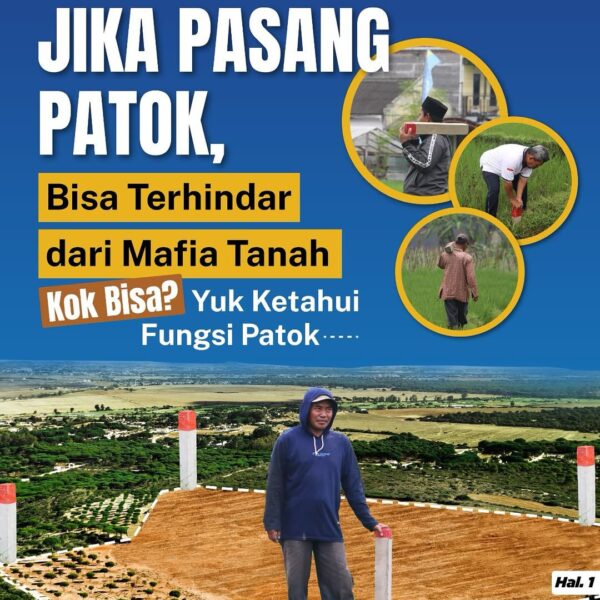 pemasangan tanda batas tanah atau patok tidak hanya sekadar pembatas bidang tanah dan persyaratan dalam pendaftaran tanah, namun terdapat fungsi yang mendalam bagi tanah kita.