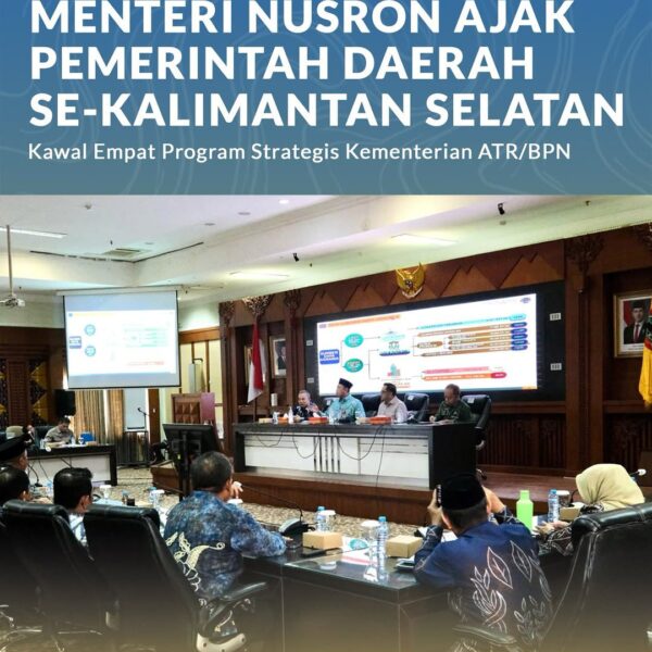 Menteri Agraria dan Tata Ruang/Kepala Badan Pertanahan Nasional (ATR/BPN), Nusron Wahid, menegaskan pentingnya sinergi antara pemerintah pusat dan daerah dalam pelaksanaan program Kementerian ATR/BPN.