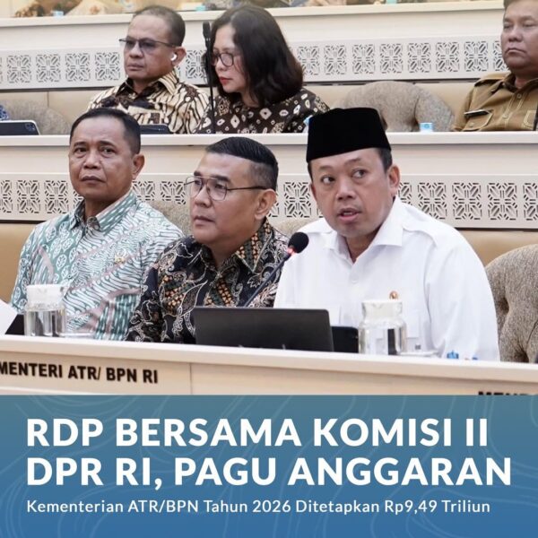 Menteri Agraria dan Tata Ruang/Kepala Badan Pertanahan Nasional (ATR/BPN), Nusron Wahid, menghadiri Rapat Dengar Pendapat (RDP) bersama Komisi II Dewan Perwakilan Rakyat Republik Indonesia (DPR RI)