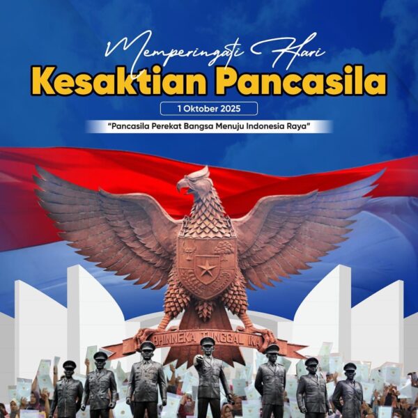 Segenap jajaran Kementerian ATR/BPN mengucapkan Selamat Memperingati Hari Kesaktian Pancasila 2025.
