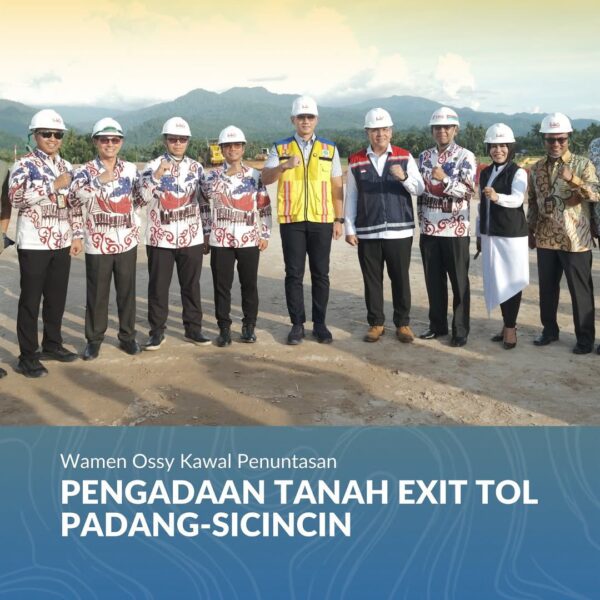 Kementerian Agraria dan Tata Ruang/Badan Pertanahan Nasional (ATR/BPN) lanjut memproses dokumen bukti kepemilikan masyarakat untuk pengadaan tanah Exit Tol Padang-Sicincin yang terletak di Nagari Lubuk Alung, Kabupaten Padang Pariaman.