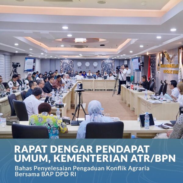 Kementerian Agraria dan Tata Ruang/Badan Pertanahan Nasional (ATR/BPN) berkomitmen untuk mengakselerasi penyelesaian pengaduan masyarakat terkait persoalan pertanahan dan agraria. Komitmen tersebut disampaikan oleh Sekretaris Jenderal (Sekjen) Kementerian ATR/BPN
