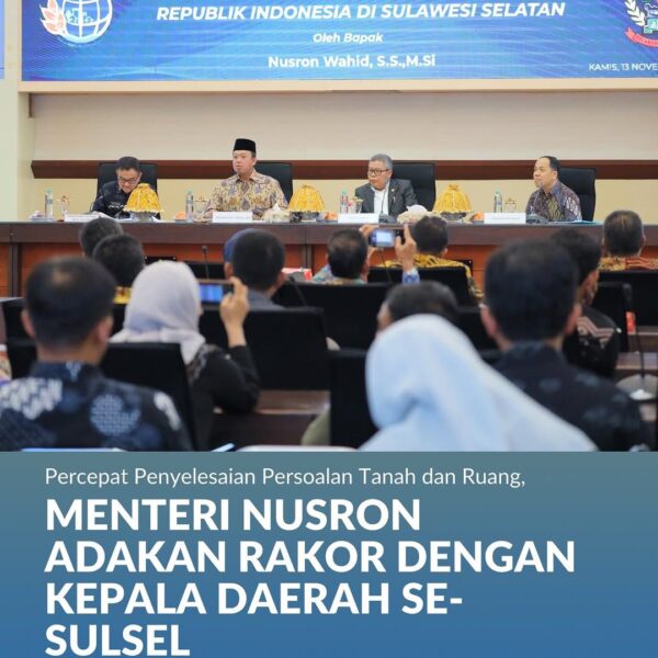 Rapat Koordinasi (Rakor) bersama kepala daerah se-Provinsi Sulawesi Selatan (Sulsel), di Kantor Gubernur Sulsel