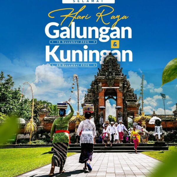 Segenap jajaran Kementerian ATR/BPN Mengucapkan Selamat Hari Raya Galungan dan Kuningan 2025.
