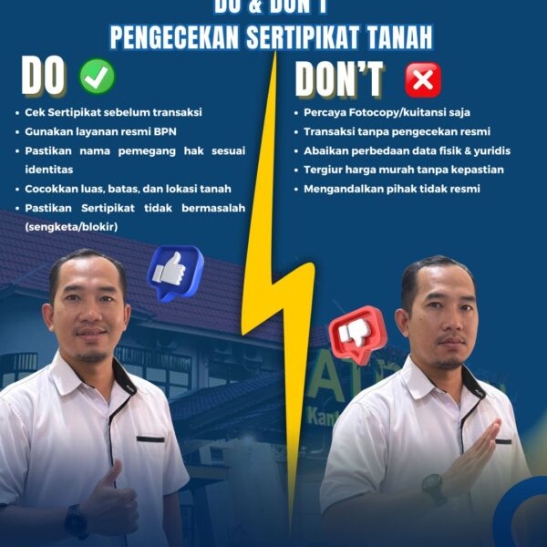Do & Don’t Pengecekan Sertipikat Tanah