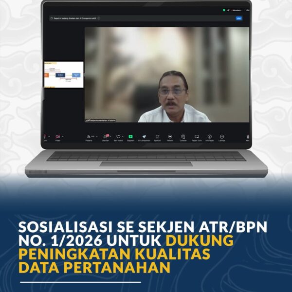Wakil Menteri Agraria dan Tata Ruang/Wakil Kepala Badan Pertanahan Nasional (Wamen ATR/Waka BPN), Ossy Dermawan, menjadi narasumber dalam Webinar Nasional Masyarakat Profesi Penilai Indonesia (MAPPI)