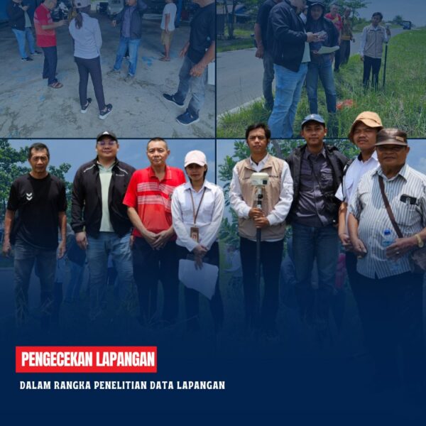 Kantor Pertanahan Kabupaten Kotawaringin Timur menghadiri undangan pengecekan lapangan dalam rangka penelitian data lapang