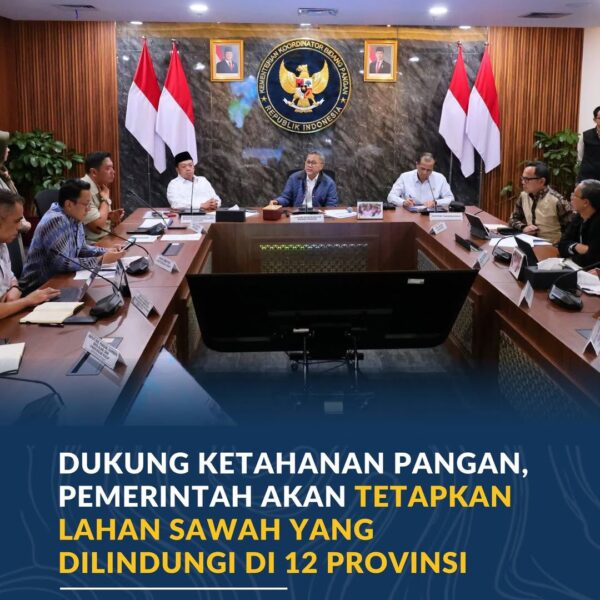 Menteri Agraria dan Tata Ruang/Badan Pertanahan Nasional, Nusron Wahid, menyampaikan rencana penetapan Lahan Sawah yang Dilindungi (LSD) di 12 provinsi sebagai upaya mendukung ketahanan pangan nasional