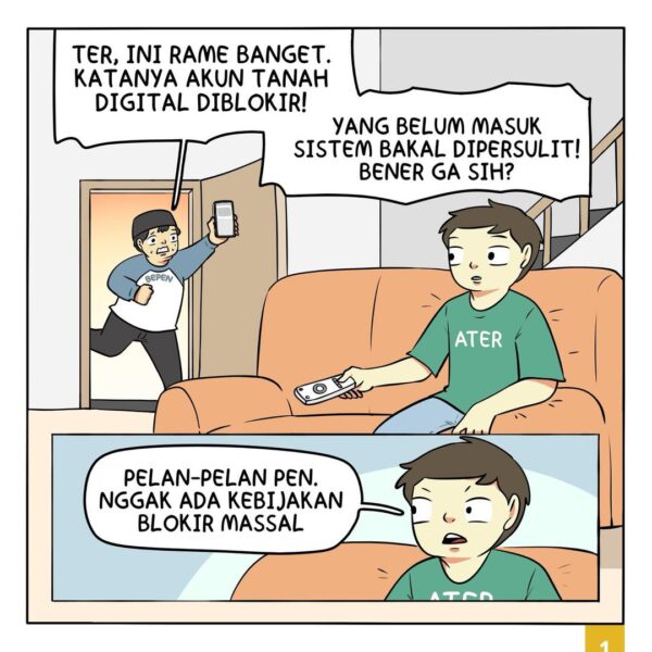 Ater dan Bepen datang lagi nih!Kali ini mau jelasin terkait “Akun Tanah Diblokir?”