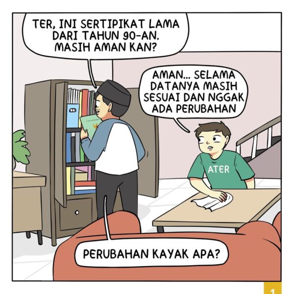 Ater Bepen hadir kembali nih, lagi ngomongin “Apa yang Terjadi Jika Sertipikat Lamamu Tidak Dimutakhirkan?”