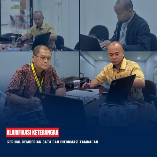 Seksi Pengendalian dan Penanganan Sengketa melakukan Klarifikasi Keterangan perihal Pemberian Data dan Informasi Tambahan kepada Pengadu sehubungan dengan adanya dugaan sengketa Pertanahan