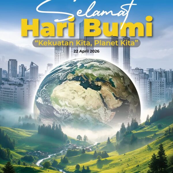 Segenap jajaran Kementerian ATR/BPN mengucapkan Selamat Memperingati Hari Bumi 2026.