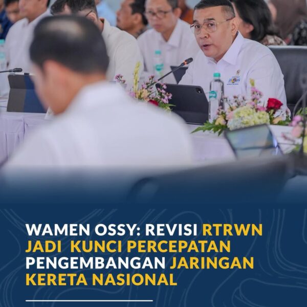Percepatan pengembangan jaringan kereta api nasional terus didorong sebagai upaya memperkuat konektivitas antarwilayah dan pemerataan ekonomi di Indonesia.
