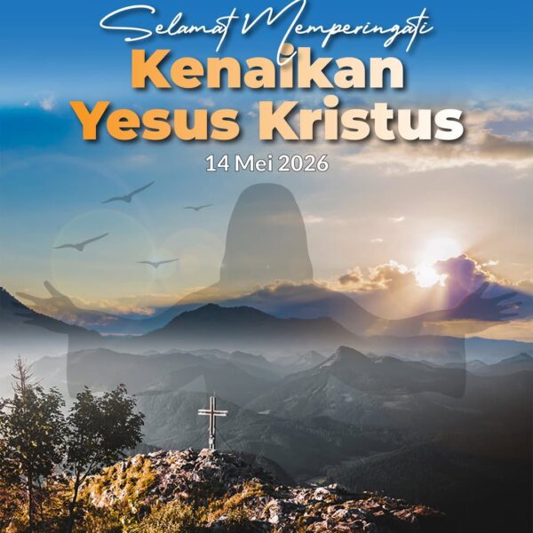Segenap jajaran Kementerian ATR/BPN mengucapkan Selamat Memperingati Hari Kenaikan Yesus Kristus, damai sejahtera untuk bumi dan manusia.