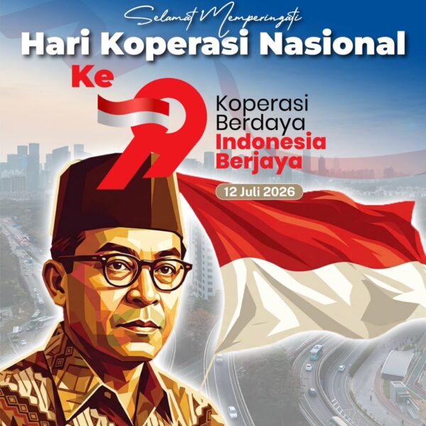 Segenap jajaran Kementerian ATR/BPN mengucapkan Selamat Memperingati Hari Koperasi 2026.