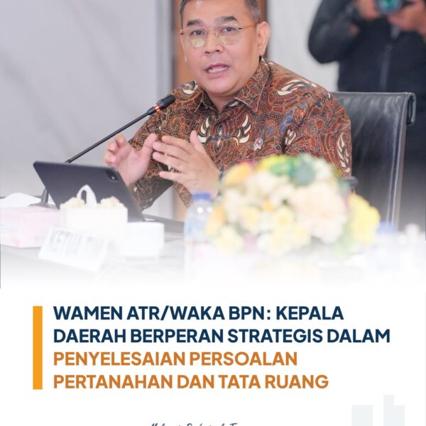 Wakil Menteri Agraria dan Tata Ruang/Wakil Kepala Badan Pertanahan Nasional (Wamen ATR/Waka BPN), Ossy Dermawan bersama Komisi II DPR RI melakukan pertemuan dengan Pemerintah Provinsi Batam di Gedung Graha Kepri, Kota Batam, Provinsi Kepulauan Riau
