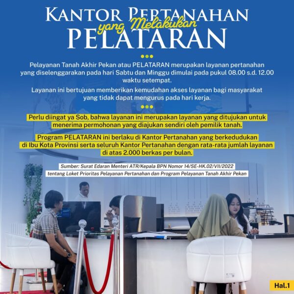 Manfaatkan kemudahan layanan ini setiap hari Sabtu dan Minggu, mulai pukul 08.00 hingga 12.00 waktu setempat. Nah, layanan ini hanya diperuntukkan bagi pemohon langsung tanpa kuasa, yaa