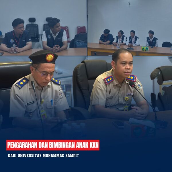 Telah dilaksanakan pengarahan dan bimbingan anak KKN dari Universitas Muhammad sampit yang di pimpin langsung oleh Bapak Mumin Haryanto, S.H di dampingi Kepala Sub. Bagian Tata Usaha yang dilaksanakan di Ruang Rapat Kantor Pertanahan Kabupaten Kotawaringin Timur