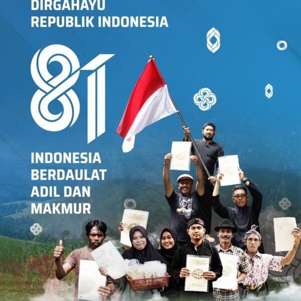 Segenap jajaran Kementerian ATR/BPN mengucapkan Dirgahayu Republik Indonesia. Merdeka! 🇮🇩