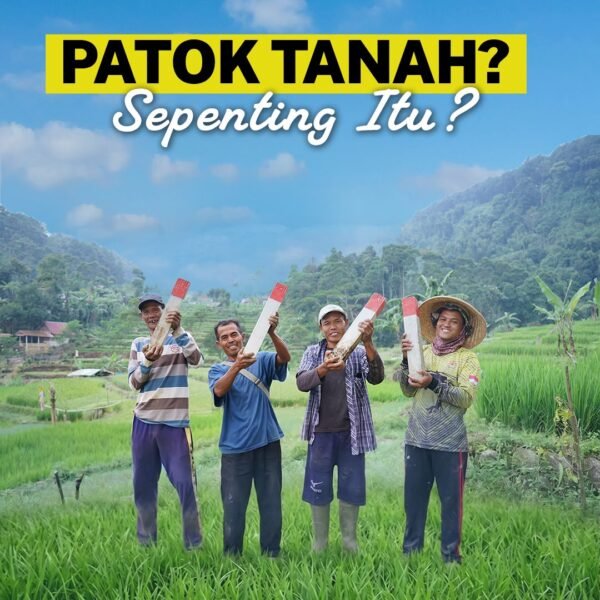 Tahukah kamu bahwa patok tanah bukan sekadar penanda biasa? Ini memiliki peran yang sangat penting untuk menunjukkan batas bidang tanah sekaligus mencegah potensi sengketa di kemudian hari.