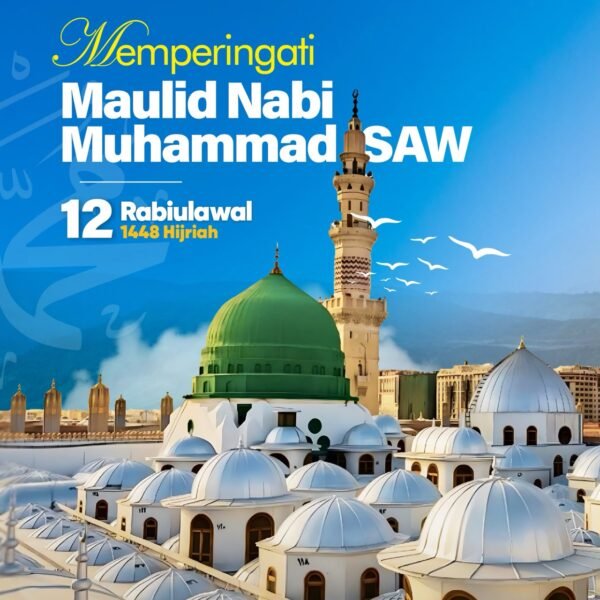 Segenap jajaran Kementerian ATR/BPN mengucapkan Selamat Memperingati Maulid Nabi Muhammad