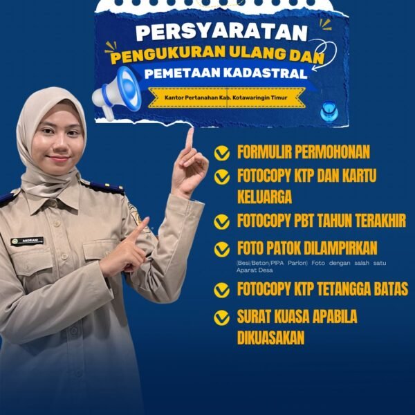 Masih bingung terkait apa syarat2 untuk mengurus berbagai pelayanan di Kantor Pertanahan Kabupaten Kotawaringin Timur?